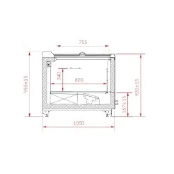 Ice Cream Display Cabinet IGLOO ADC150