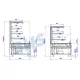 Pastry Display Cabinet IGLOO CU102.3OP-c