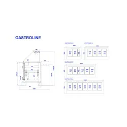 Saladette counter IGLOO GL107