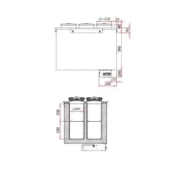 Ice Cream Display Cabinet IGLOO GT200-c