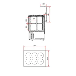 Ice Cream Display Cabinet IGLOO GT200