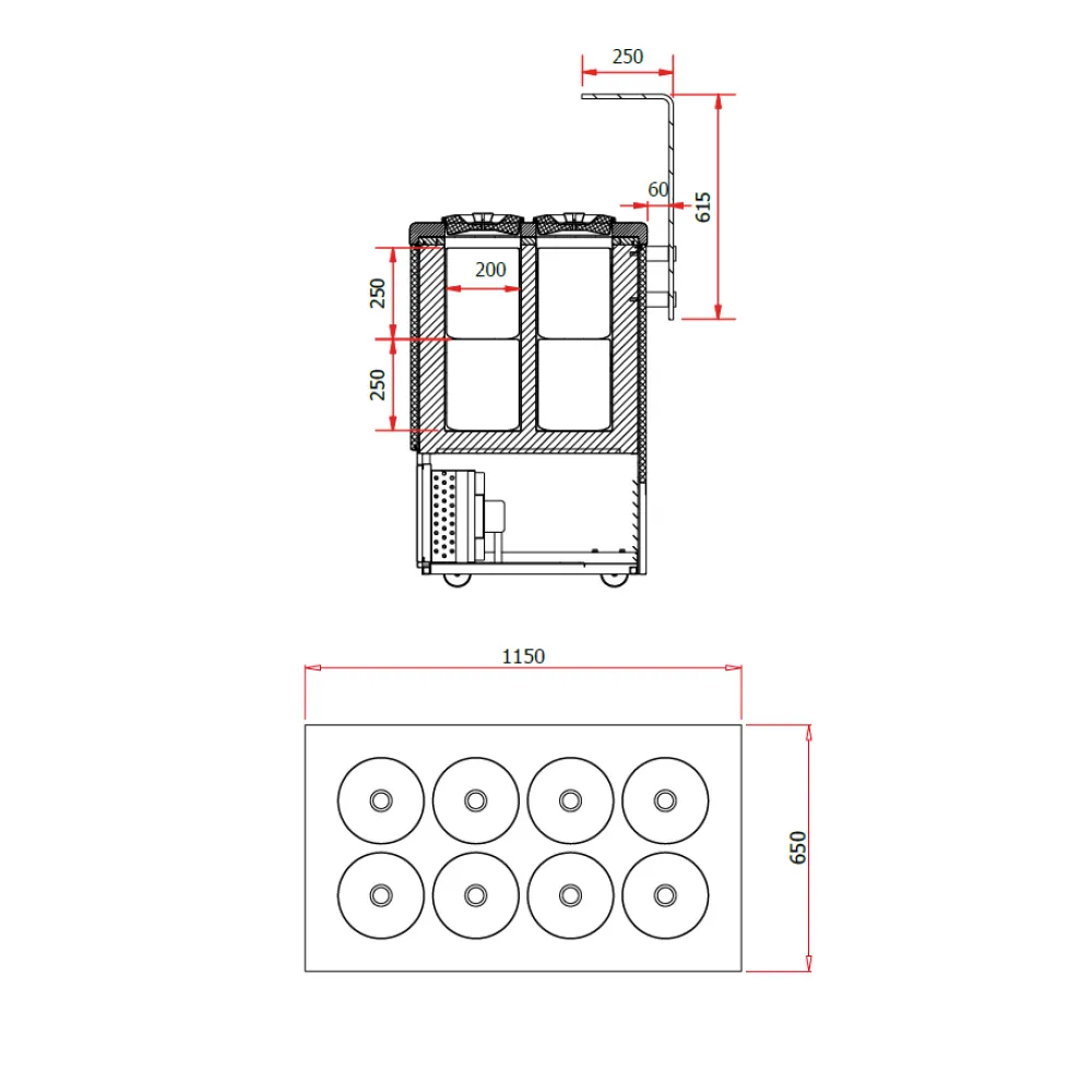 Ice Cream Display Cabinet IGLOO GT202