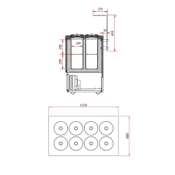 Ice Cream Display Cabinet IGLOO GT202