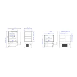 Pastry Display Cabinet IGLOO INN140.110-c
