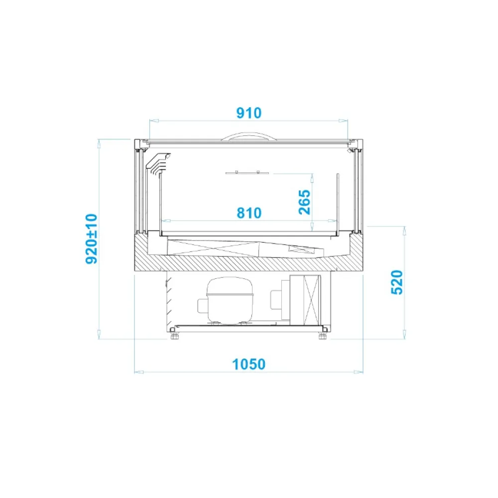Ice Cream Display Cabinet IGLOO ICC150