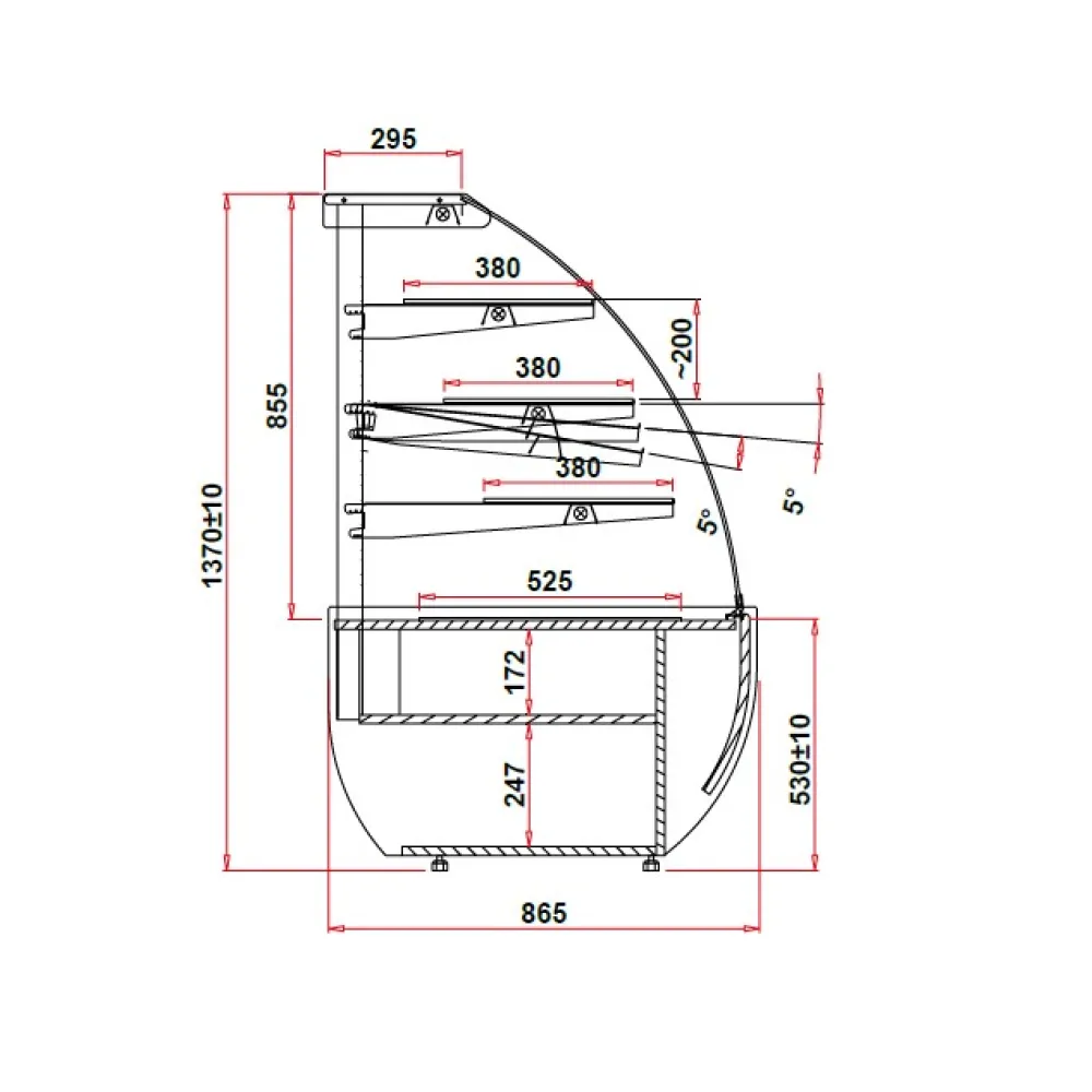 Pastry Display Cabinet IGLOO JA103N