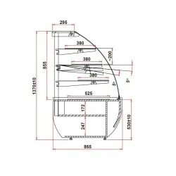 Pastry Display Cabinet IGLOO JA103N