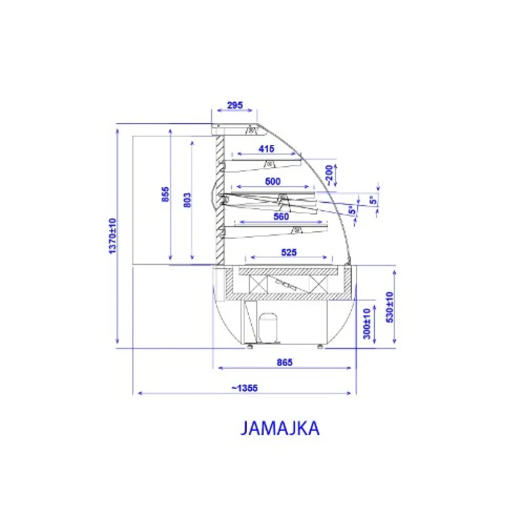 Pastry Display Cabinet IGLOO JA103-c