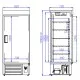 Upright freezer IGLOO JO100.P/M