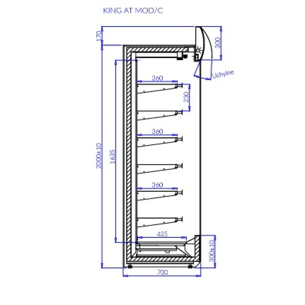 Retail Display Cabinet IGLOO KG100AT-c