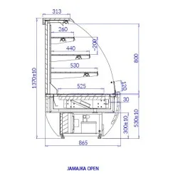Pastry Display Cabinet IGLOO JA103O