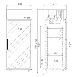 Refrigerated Display Cabinet IGLOO JO100.1/AG