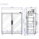 Refrigerated Display Cabinet IGLOO OL100.2/AG