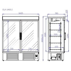 Refrigerated Display Cabinet IGLOO OL100.2