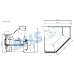 Meat display cabinet IGLOO BA295WG