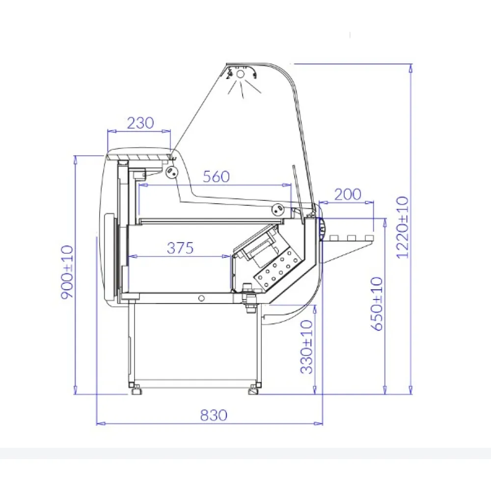 Meat display cabinet IGLOO MO105WG
