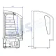 Countertop display cabinet IGLOO MX100
