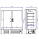 Upright freezer IGLOO OL100.P/M