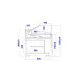 Pastry display case IGLOO PRS130Z-c