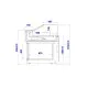 Pastry display case IGLOO PRS130Z-c
