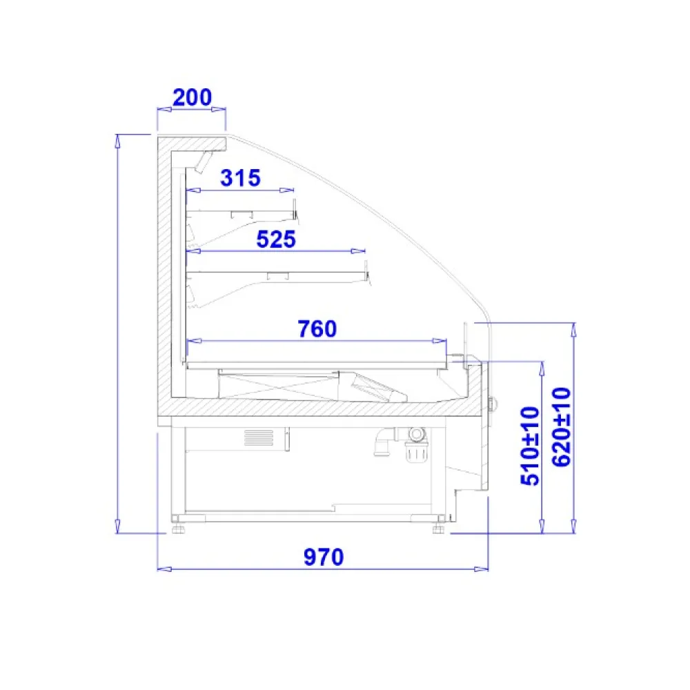 Display case IGLOO PRXS101-c