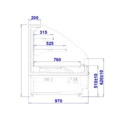Display case IGLOO PRXS100-c
