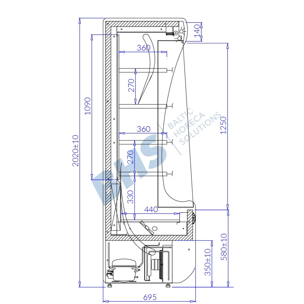 Retail Display Cabinet IGLOO PA101