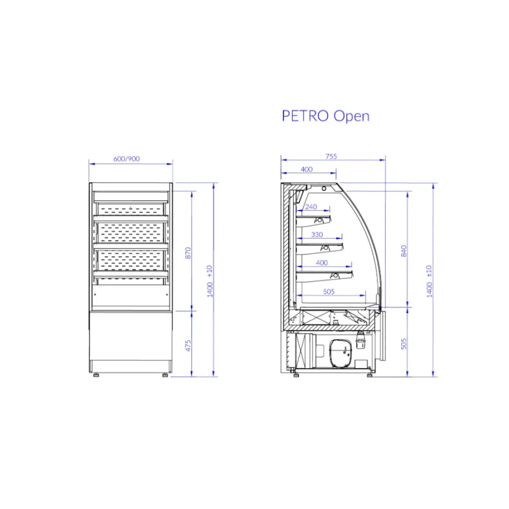 Pastry Display Cabinet IGLOO PR100O