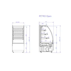 Pastry Display Cabinet IGLOO PR100O