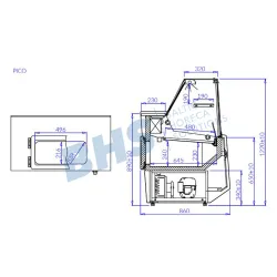 Meat display cabinet IGLOO MO200