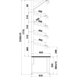 Display shelf IGLOO TD100