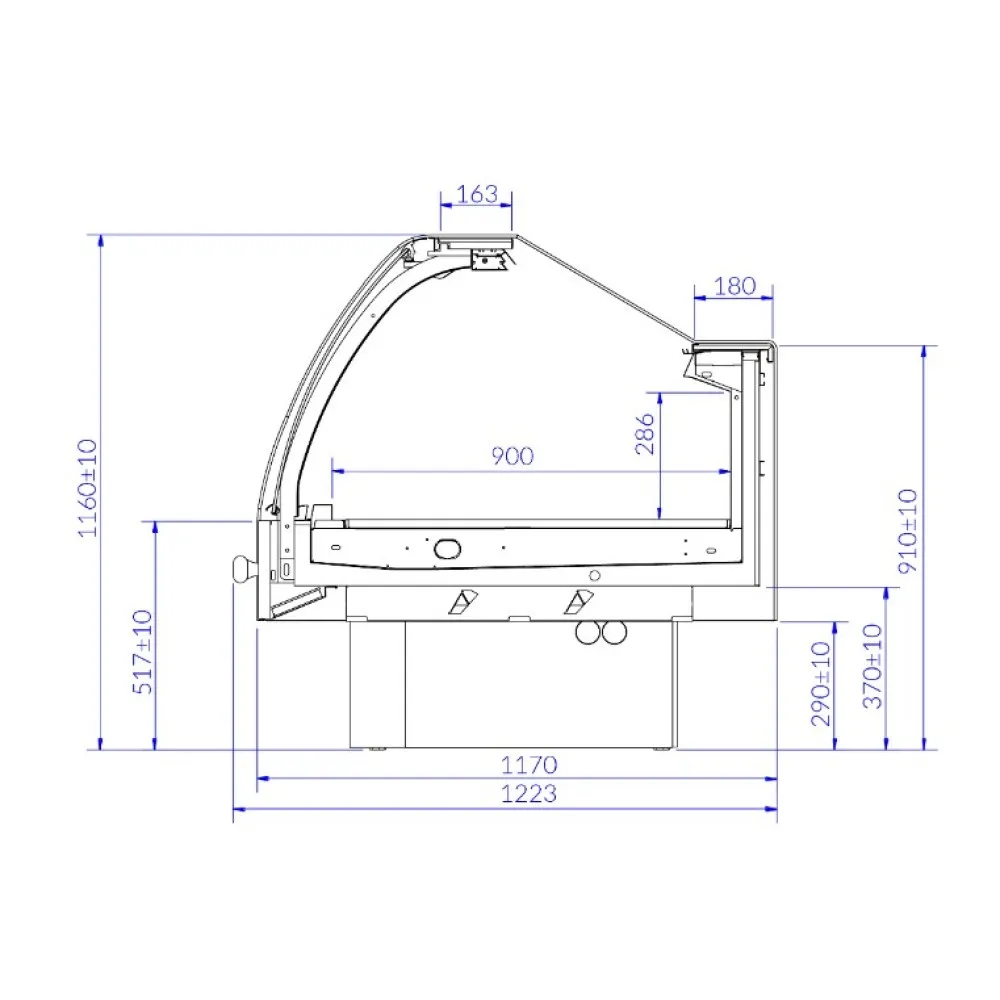 Meat display cabinet IGLOO PRX130