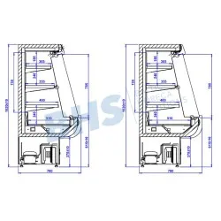 Countertop display cabinet IGLOO RA51