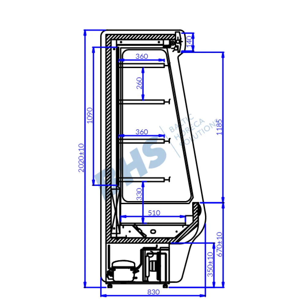 Retail Display Cabinet IGLOO RS100