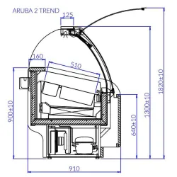Ice Cream Display Cabinet IGLOO AB200