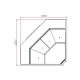 Meat display cabinet IGLOO SA290WG-NW90-c