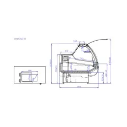 Meat display cabinet IGLOO SA100-c