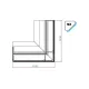 Fish and seafood display case IGLOO SU105