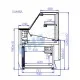 Fish and seafood display case IGLOO SU102-c