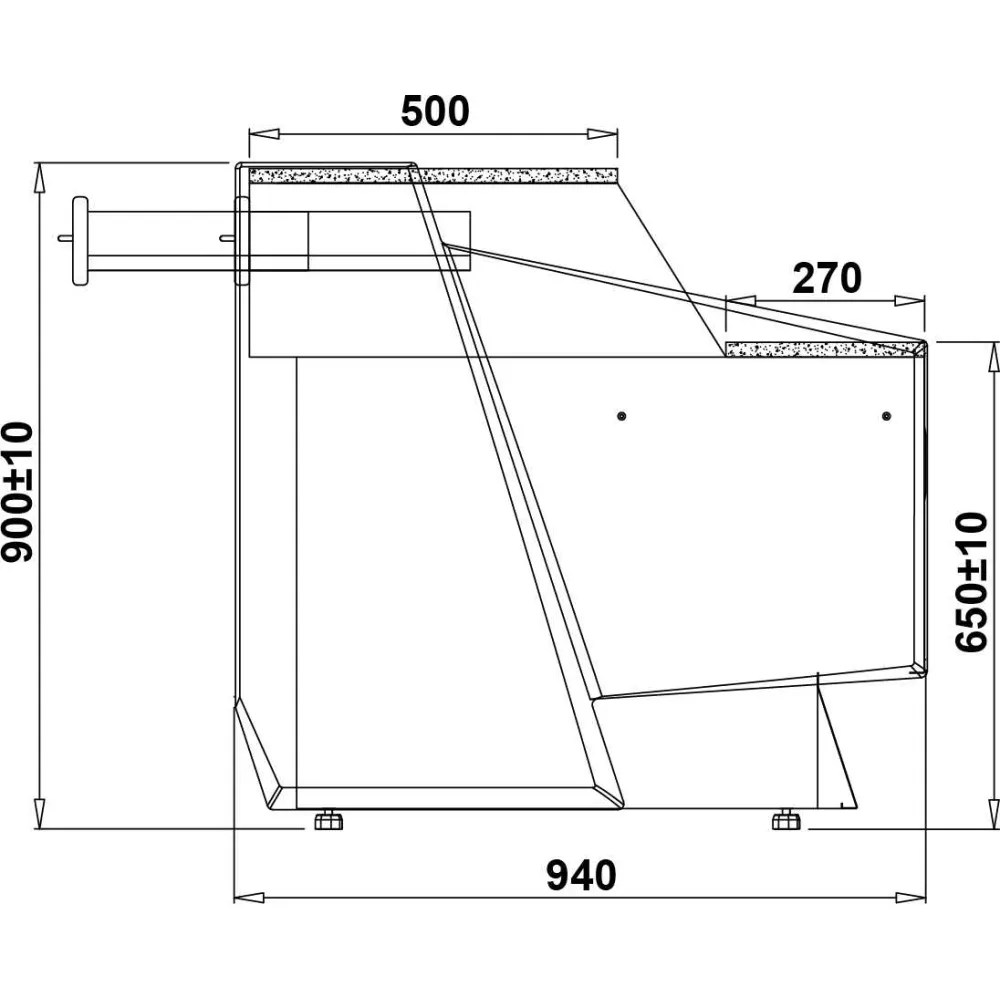 Fish and seafood display case IGLOO LS-SU1500