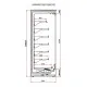 Display case IGLOO VT100.800H-c