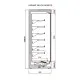 Display case IGLOO VT100.800H-c