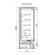 Display case IGLOO VT100.800H