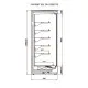 Display case IGLOO VT101.800L-c