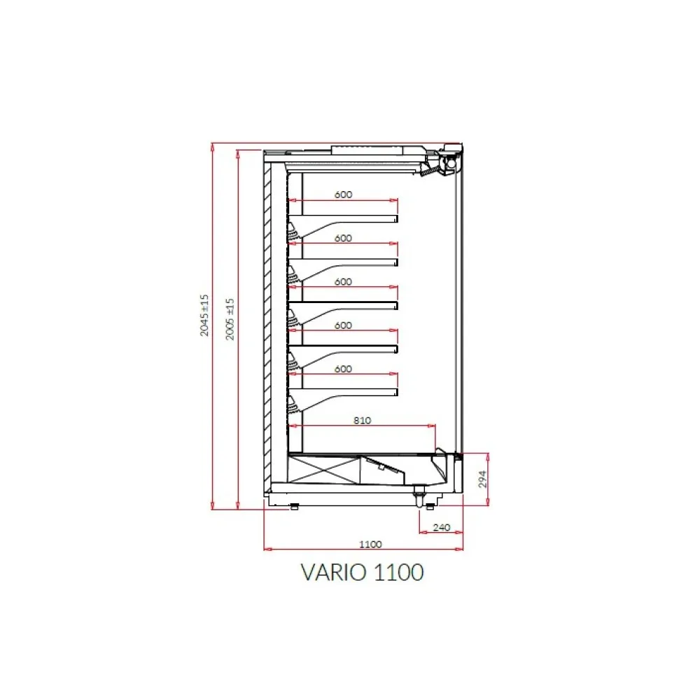 Display case IGLOO VR130.1100L