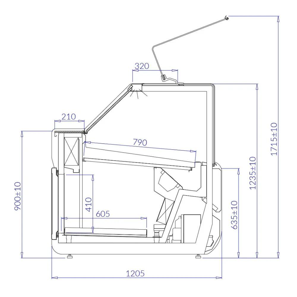 Meat display cabinet IGLOO JMB150