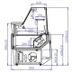 Seafood display case IGLOO MO203WG