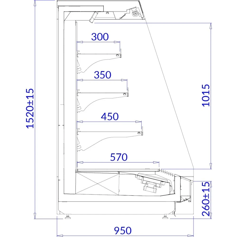 Display case IGLOO TB360