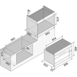 Built-in oven ILVE OV948SLE3