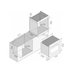 Built-in oven ILVE OV30GT31